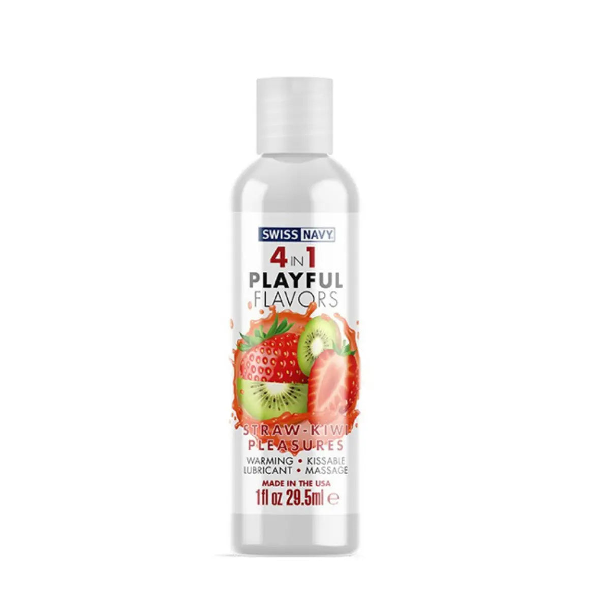 LUBRICANTE 4 EN 1 DE SABORES PLAYFUL . SWISS NAVY, 1 OZ.