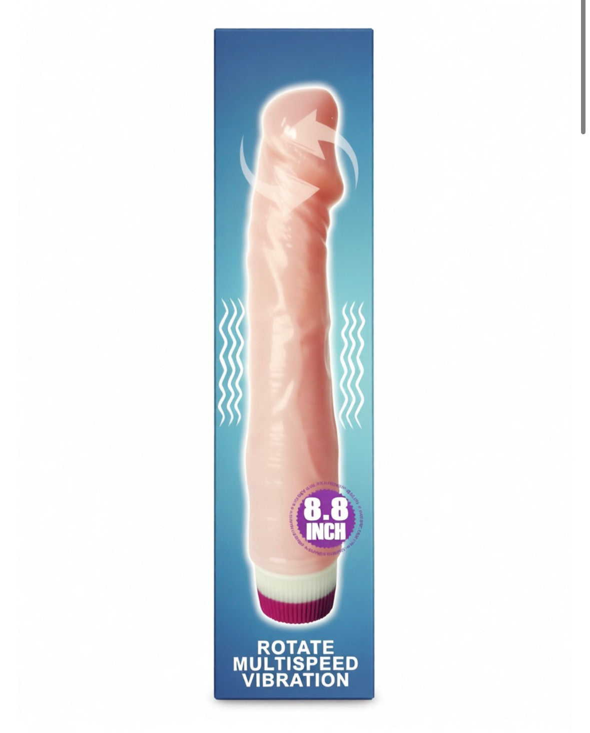 "El Rumbao"DILDO VIBRADOR 8.8” CON ROTACIÓN Y VIBRACIÓN – SWING & VIBE POWER