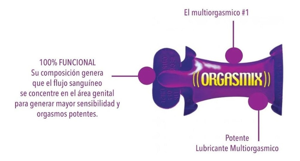 SOBRE DE LUBRICANTE ORGASMIX