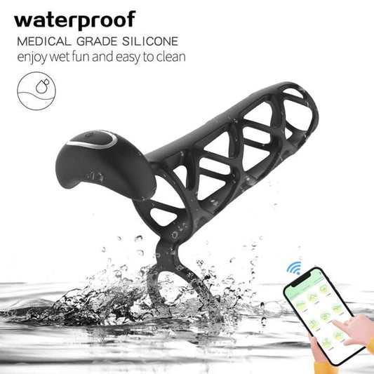 FUNDA VIBRADORA DE APP RED