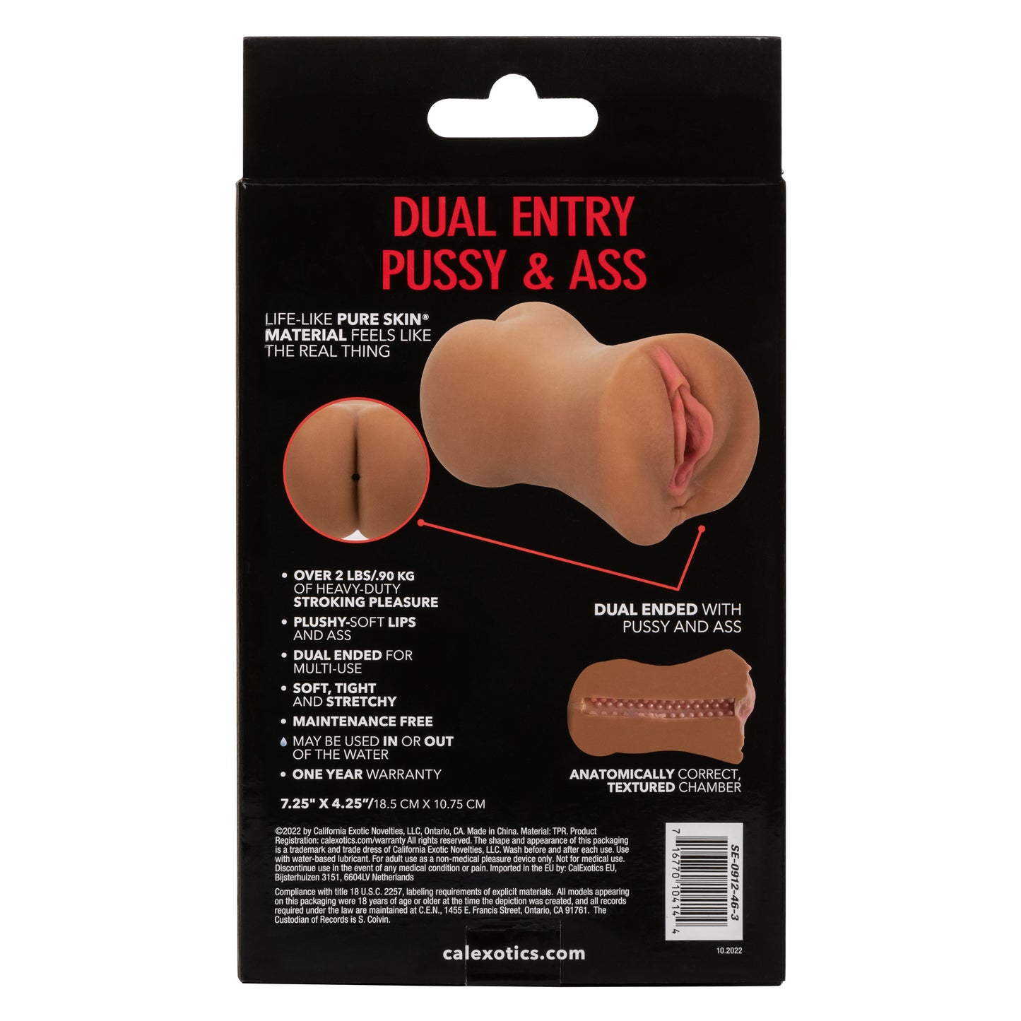 Masturbador doble entrada pussy y anal stroke it.