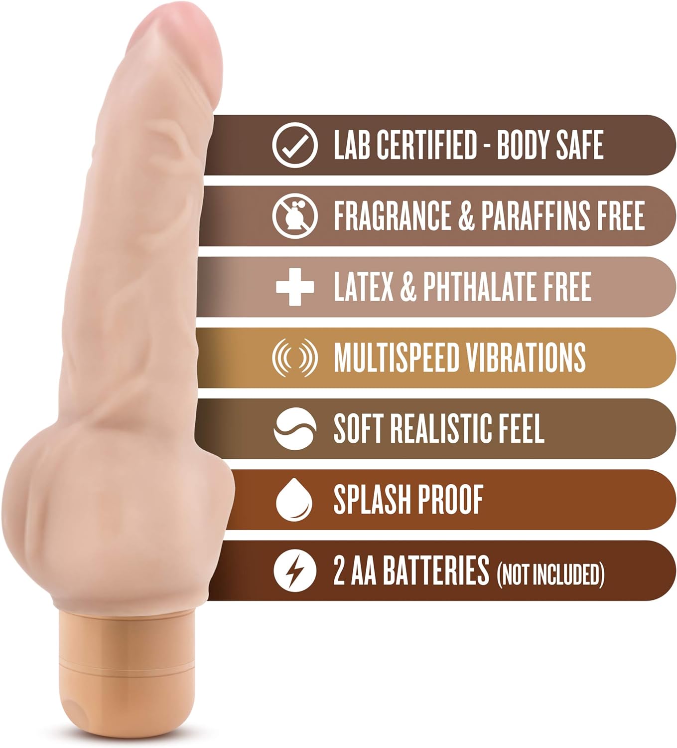 DILDO VIBRADOR DR SKIN VIBE 12 8 LENGTH