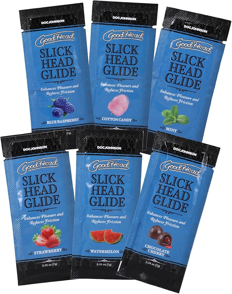LUBRICANTE PARA SEXO ORAL EN SOBRE GOODHEAD DE SABORES 0.24OZ.