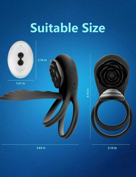 ANILLO DOBLE ESTIMULACION DE PAREJA CON CONTROL