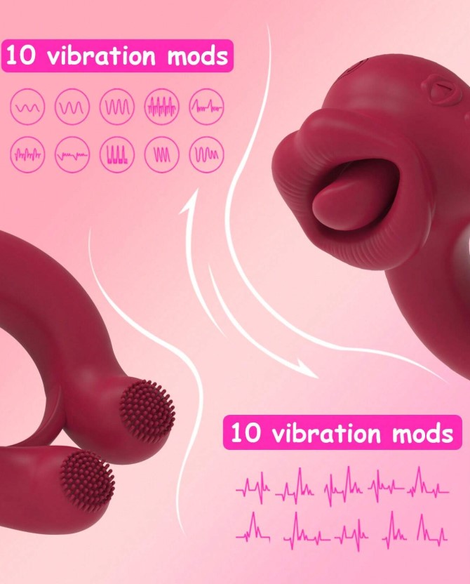 ANILLO VIBRADOR CON LENGUA