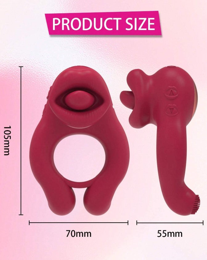 ANILLO VIBRADOR CON LENGUA