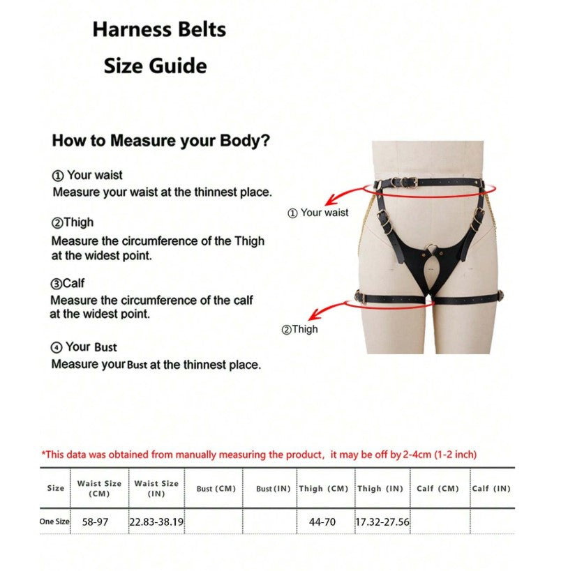 ARNES BONDAGE CON CADENAS PARA GLUTEOS