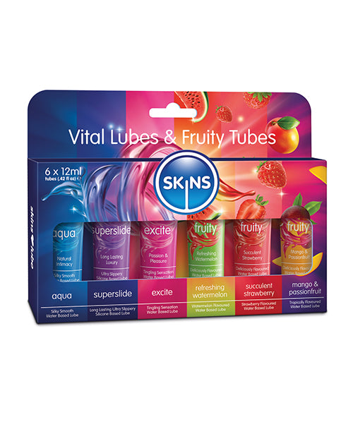 🍓 SKINS VITAL LUBES &FRUITY TUBES –DIVERSION Y SABOR EN CADA GOTA