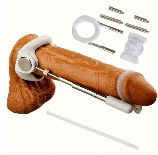 EXTENSOR DE PENE AJUSTABLE – DISPOSITIVO DE AGRANDAMIENTO MASCULINO | AUMENTO DE LONGITUD NATURAL Y PROGRESIVO