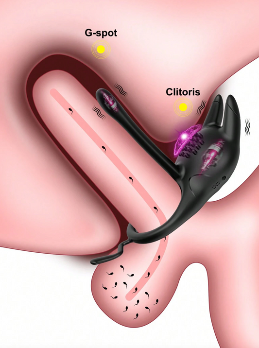 ANILLO VIBRADOR GATO NEGRO-USO PAREJA