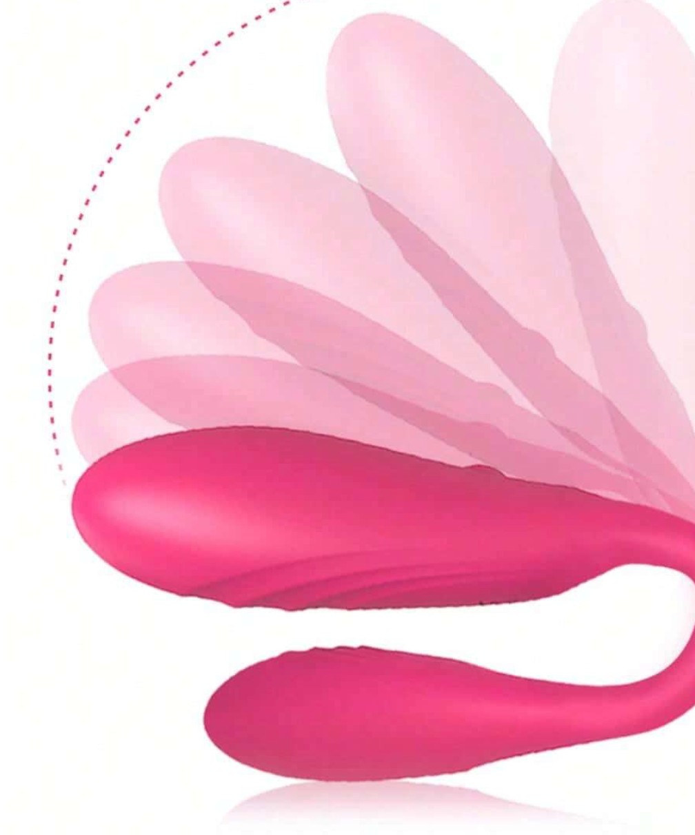 FLEXILOVE ROSADA-VIBRADOR FLEXIBLE PARA PAREJAS CON CONTROL POR APP – ESTIMULACIÓN INTERNA Y EXTERNA