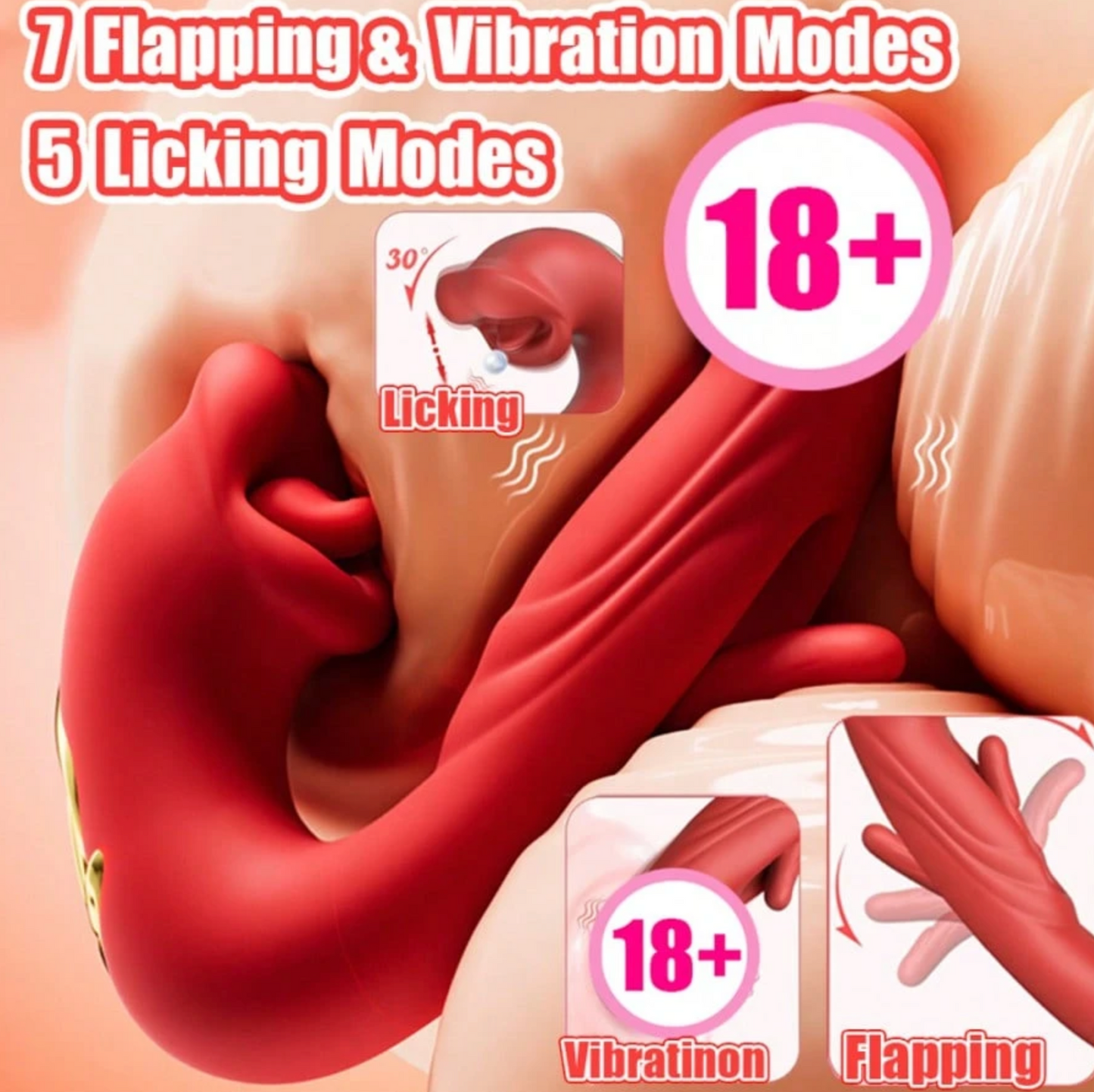 VIBRADOR ALEXA 4 EN 1 MULTIFUNCIÓN – TODO EN UNO 🔥💦