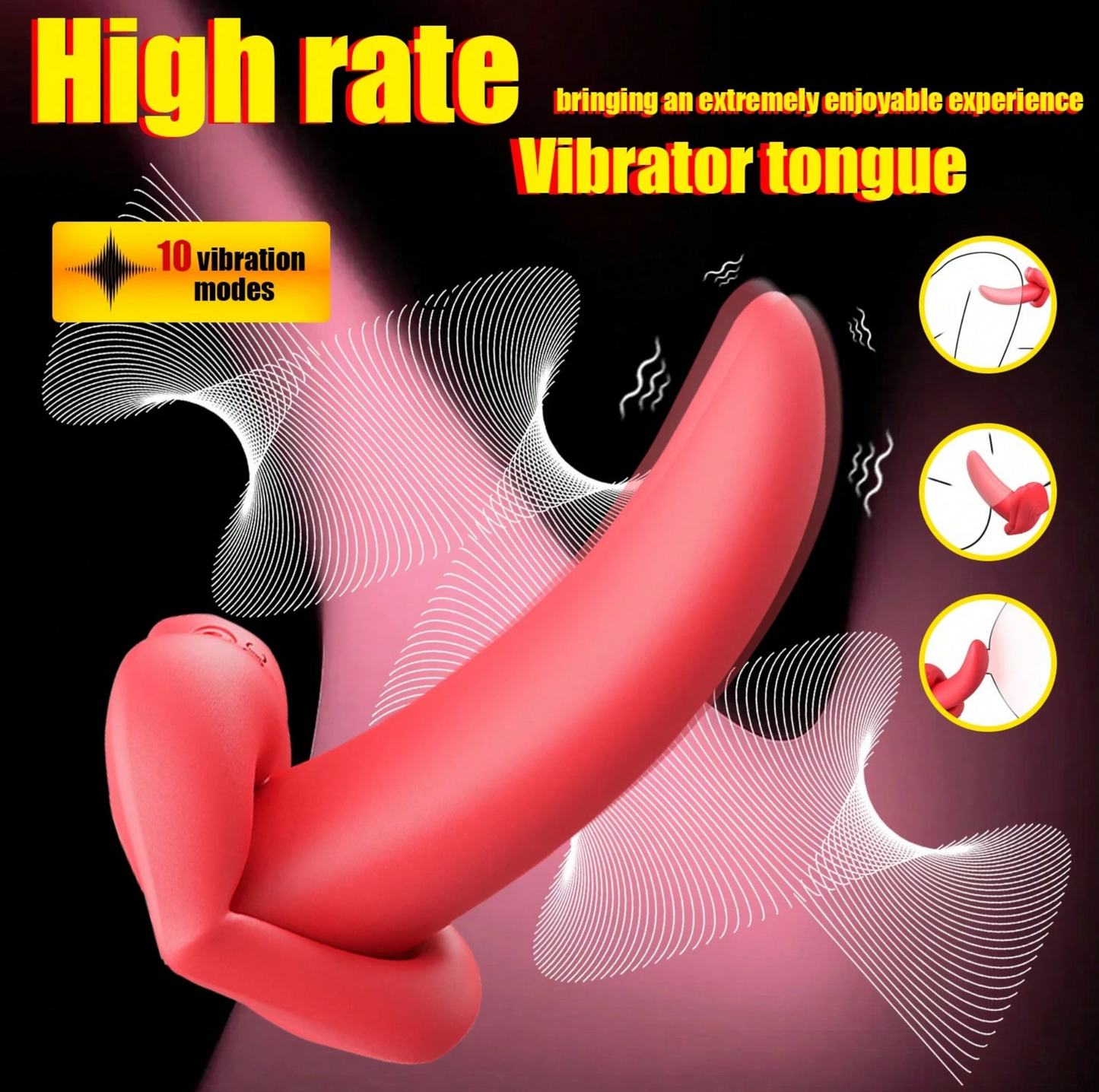 VIBRADOR MINI LIPS CON CONTROL REMOTO – PLACER DISCRETO 💋🔴