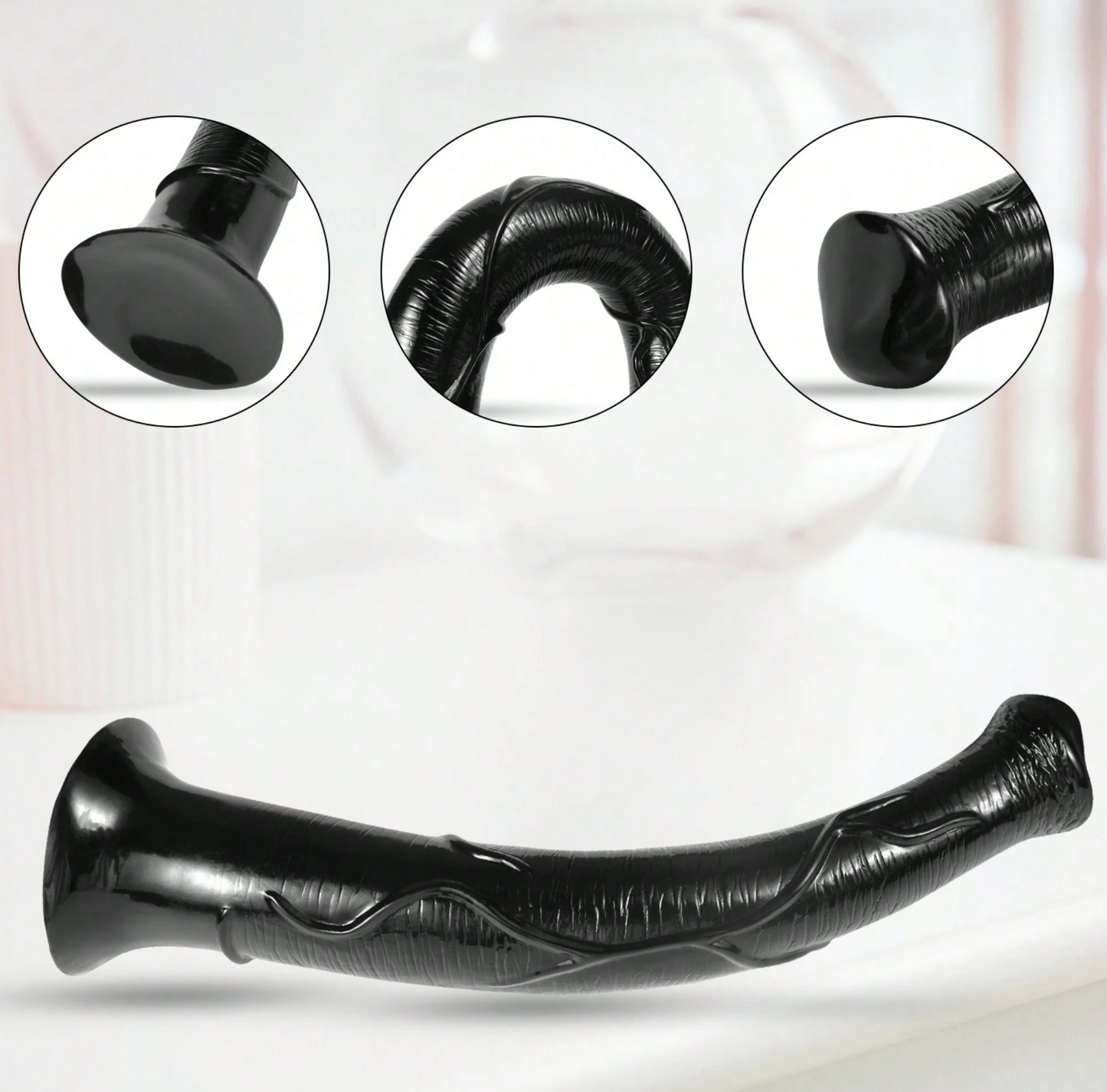 DILDO XXL CABALLO NEGRO – PODER SALVAJE 🐎🖤