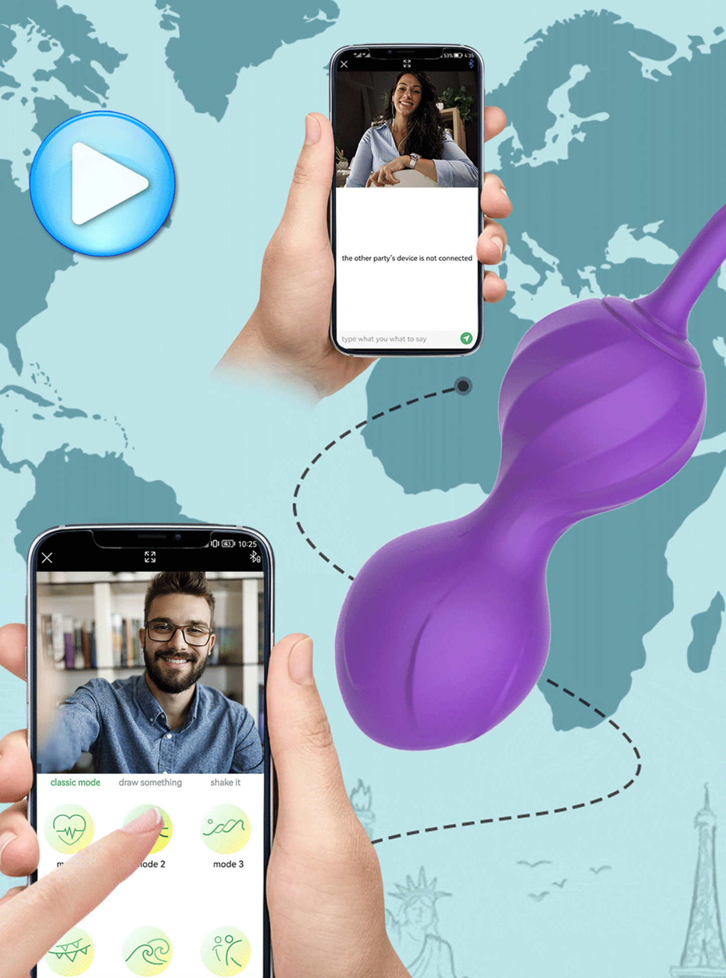 BOLAS KEGEL GEMELAS TRAVIESAS DE APP INTERNACIONAL
