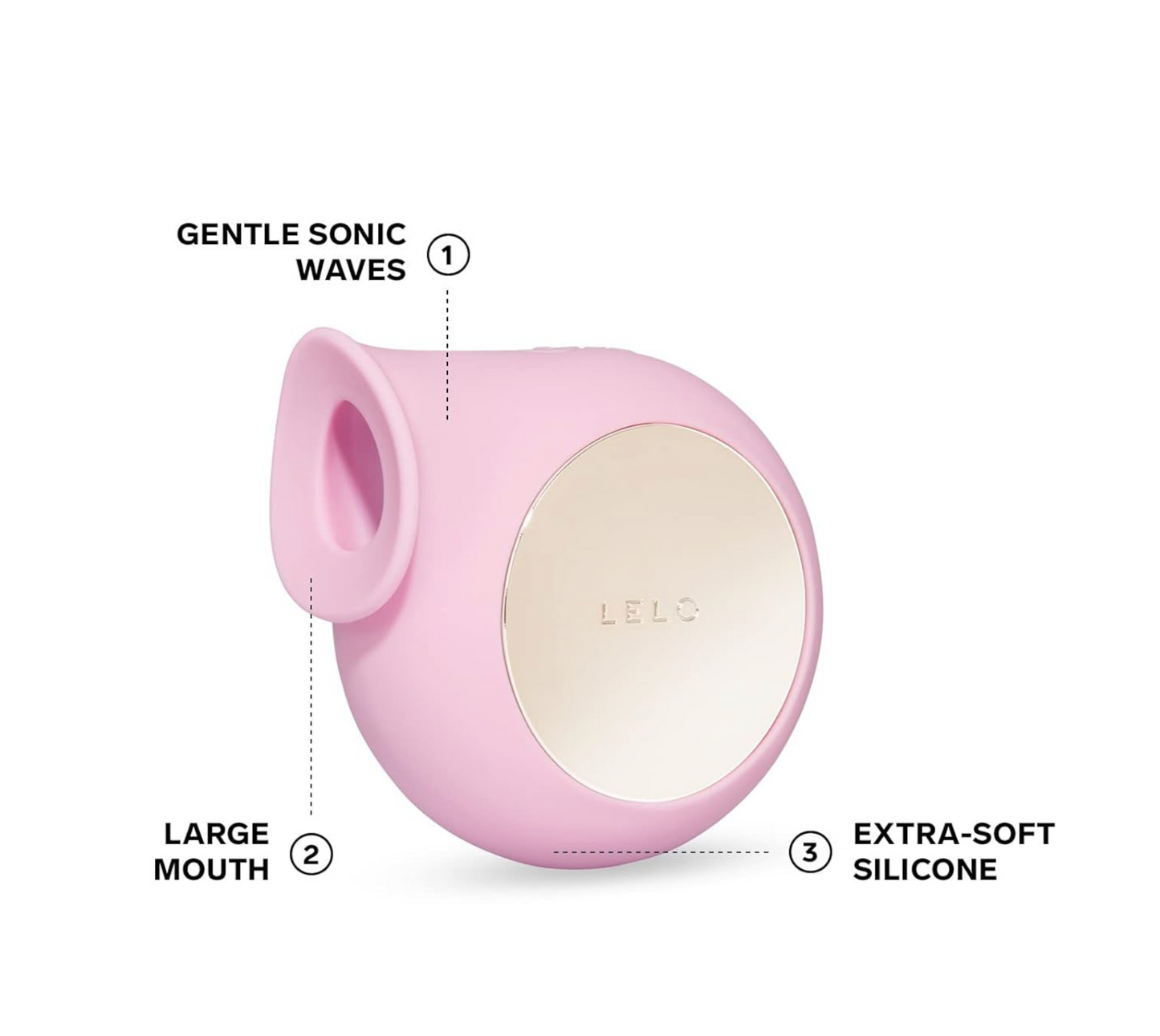 LELO SILA™ MASAJEDOR CLITORAL SONIC – PLACER SUAVE Y ENVOLVENTE