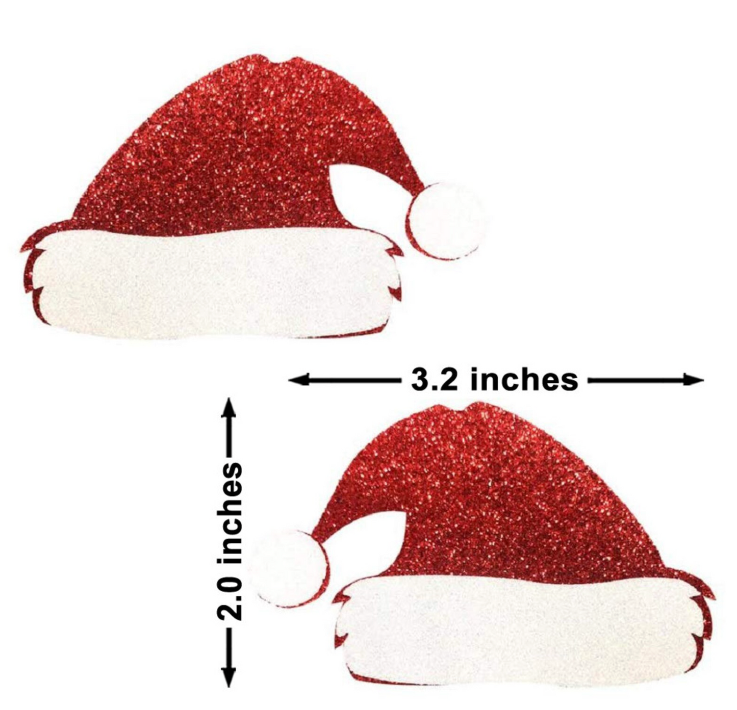 SANTA HAT PASTIES – CUBREPEZONES BRILLANTES NAVIDEÑOS