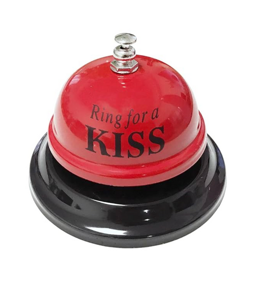 TIMBRE “RING FOR A KISS” – CAMPANITA ROMÁNTICA PARA JUEGOS EN PAREJA | DETALLE DIVERTIDO Y SEXY