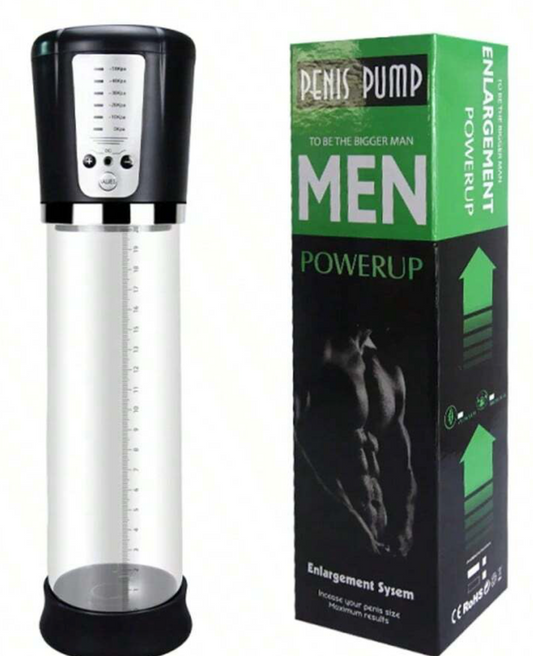 ¡SUBE QUE SUBE , PAPITO"!BOMBA PENIANA POWERUP ELÉCTRICA PARA AGRANDAMIENTO DEL PENE - RECARGABLE USB