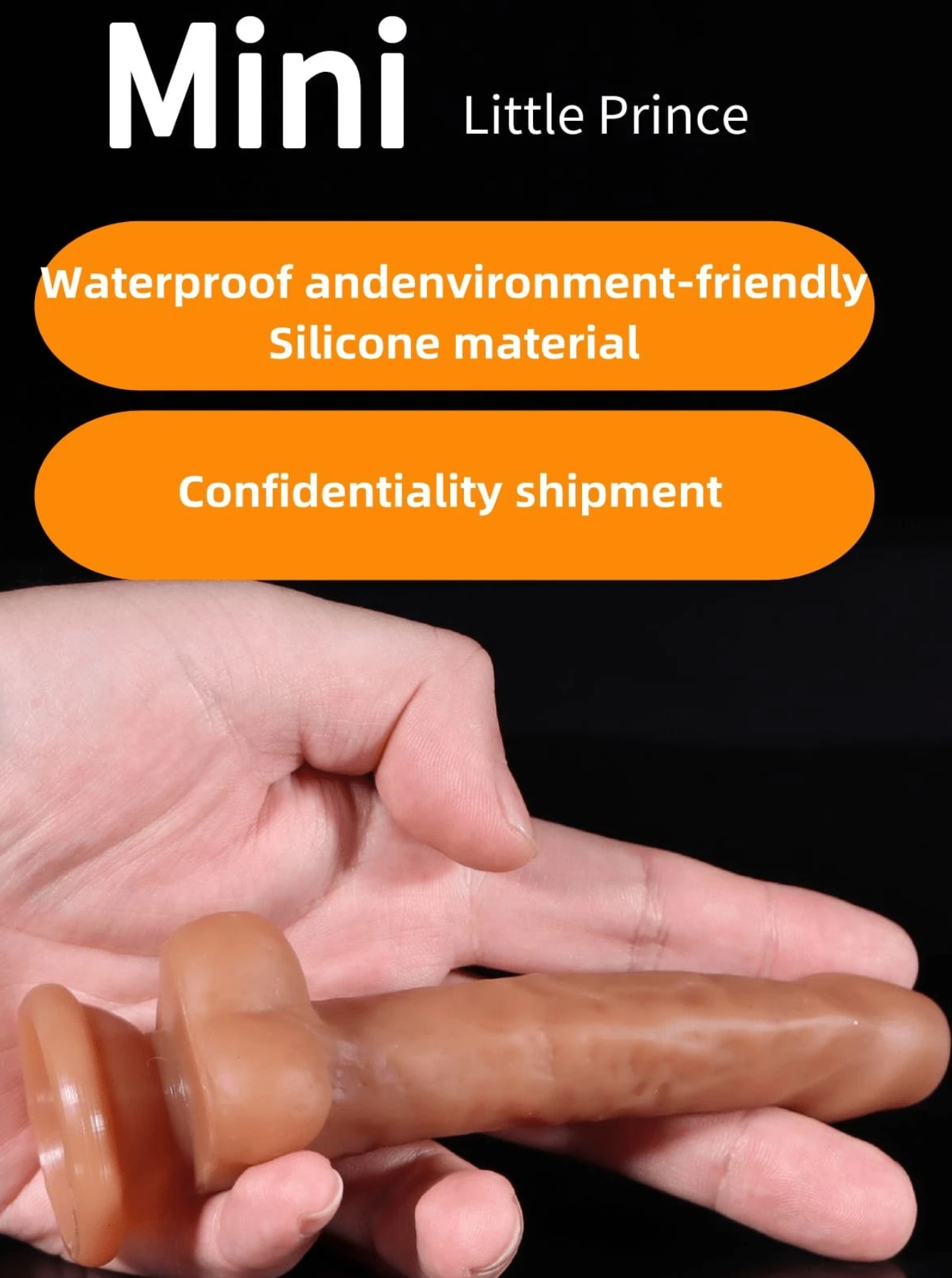 EL CHIQUI-TERAPÉUTICO-DILDO REALISTA MINI DE SILICONA CON VENTOSA – IDEAL PARA INICIACIÓN Y TERAPIAS PÉLVICAS
