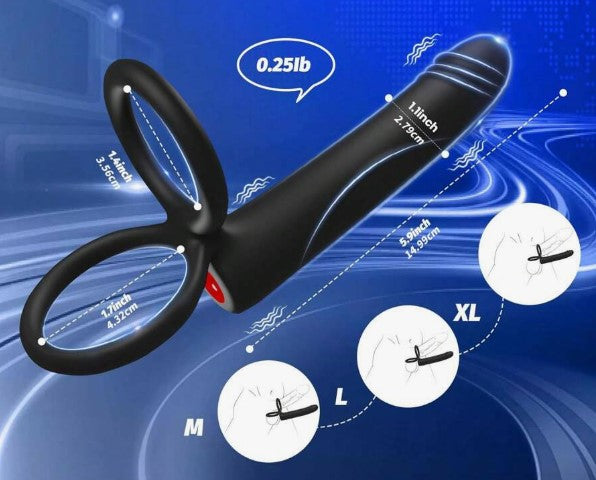 DILATADOR VIBRADOR ANAL DOBLE PENETRACION