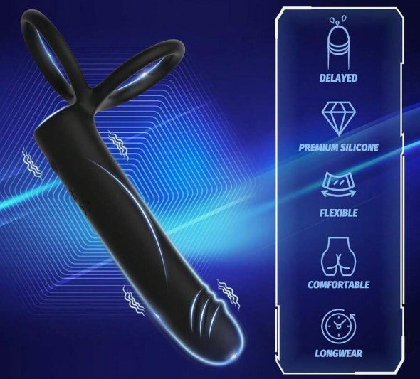 DILATADOR VIBRADOR ANAL DOBLE PENETRACION