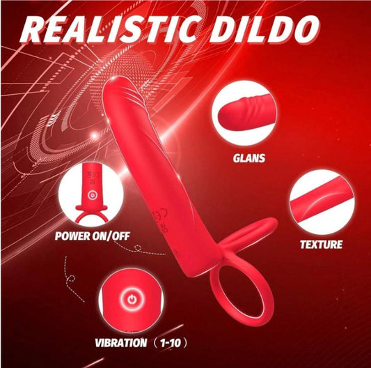 DILATADOR VIBRADOR ANAL DOBLE PENETRACION