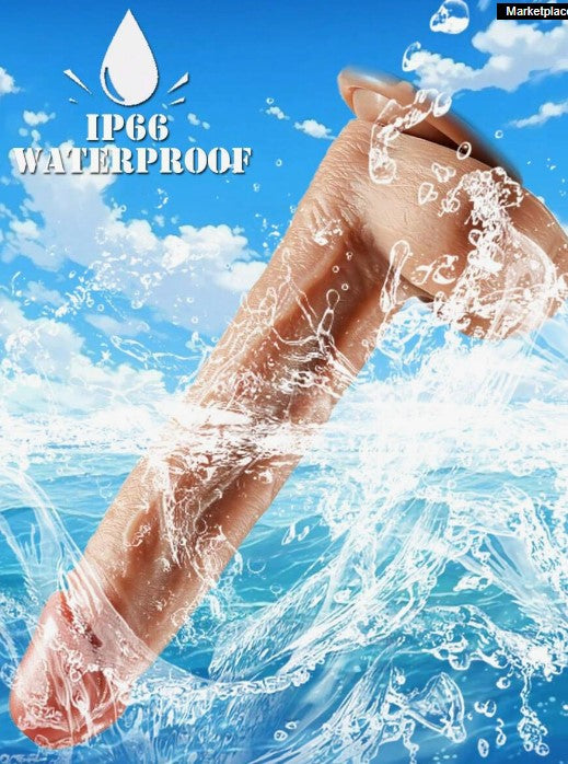 DILDO LOCO REALISTA DE APP CONTROL REMOTO CON CALEFACCION Y MOVIMIENTO