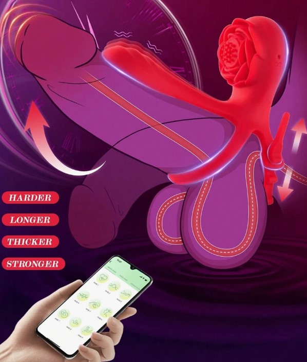 ANILLO DOBLE ESTIMULACION USO DE APP