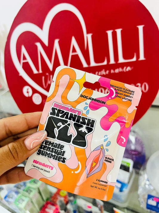 GOMITAS SEXUALES SPANISH FLY FEMENINAS FRESA