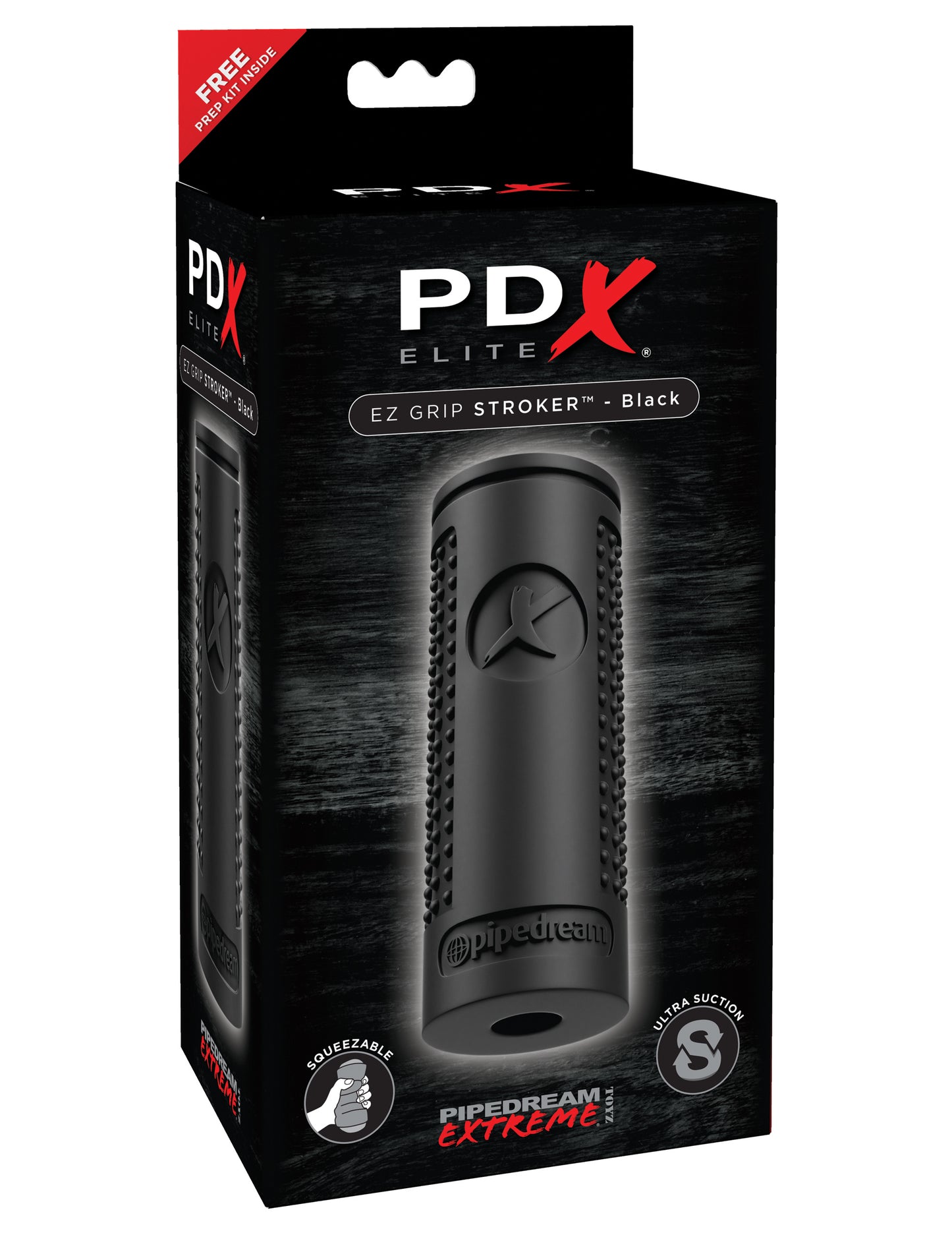 MASTURBADOR MASCULINO PDX ELITE EZ GRIP COLOR NEGRO
