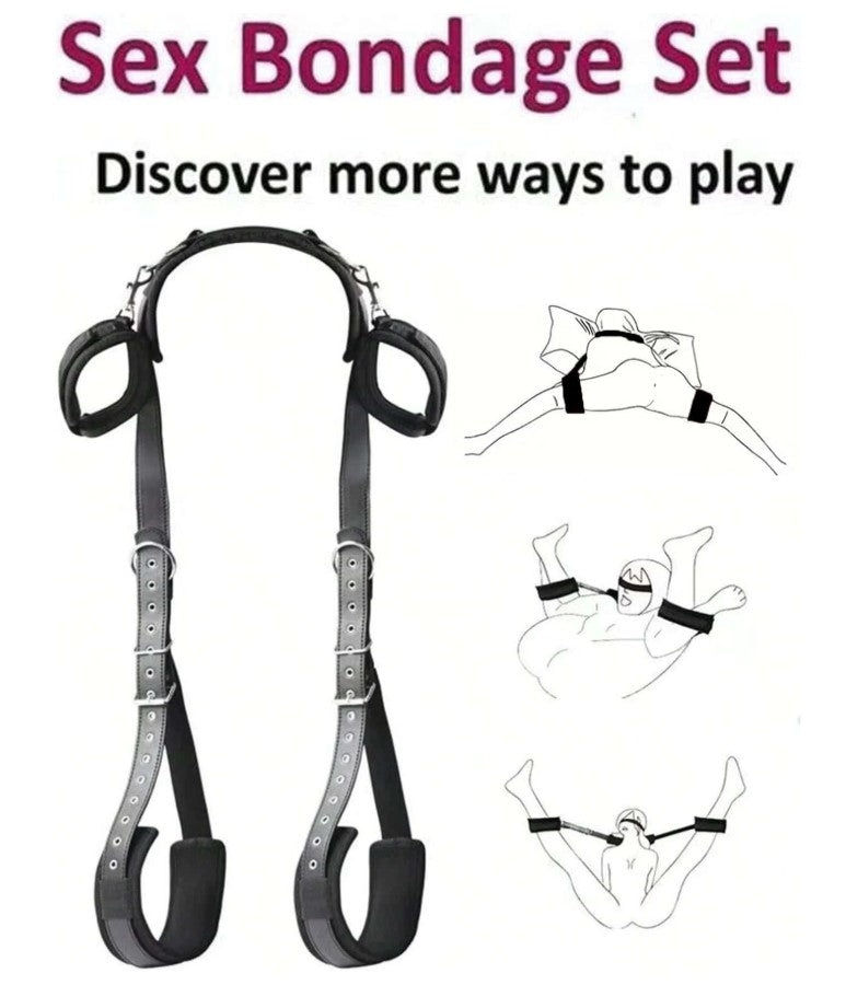 JUEGO BONDAGE PARA PIERNAS Y BRAZOS