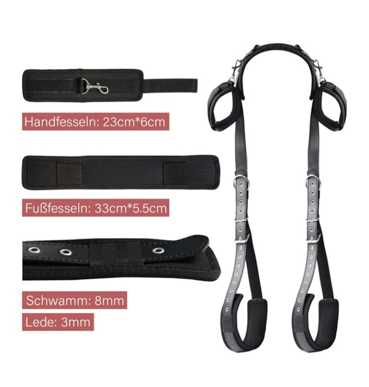 JUEGO BONDAGE PARA PIERNAS Y BRAZOS