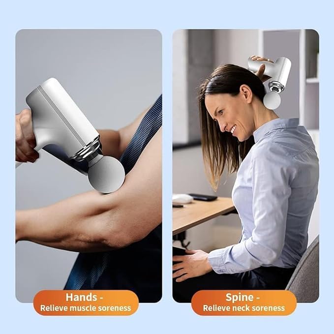 MINI MASAJEADOR MUSCULAR ANTI ESTRES RECARGABLE