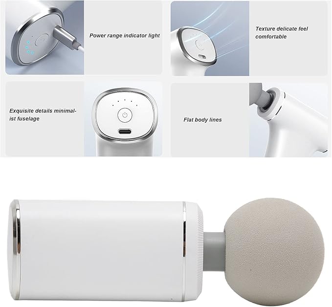 MINI MASAJEADOR MUSCULAR ANTI ESTRES RECARGABLE
