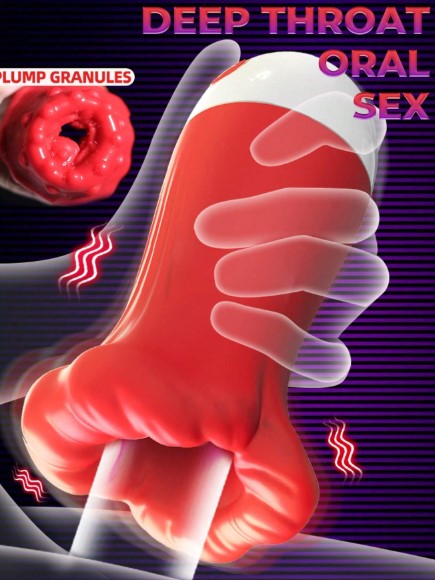 LA BOCA DE LULU – MASTURBADOR MASCULINO TIPO BOCA | DEEP THROAT CON TEXTURA REALISTA Y EFECTO SUCCIÓN