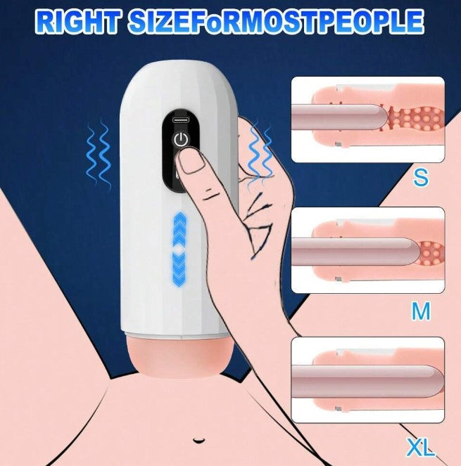 MASTURBADOR VIBRADOR CON AUDIFONOS