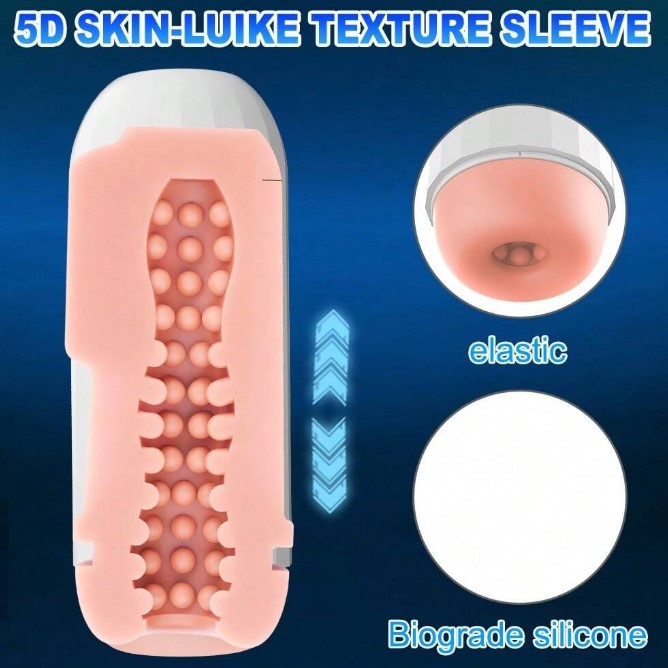 MASTURBADOR VIBRADOR CON AUDIFONOS