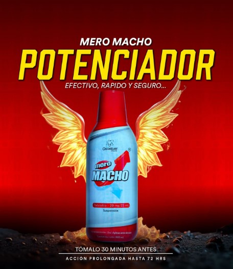 MERO MACHO 550 ML – SUSPENSIÓN ORAL CON TADALAFILO 20 MG/25 ML