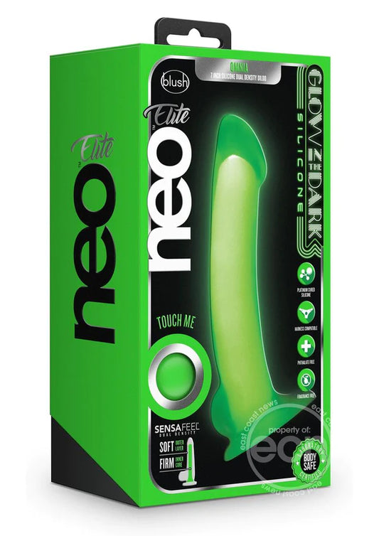 DILDO NEO ELITE GLOW IN THE DARK 7 INCH