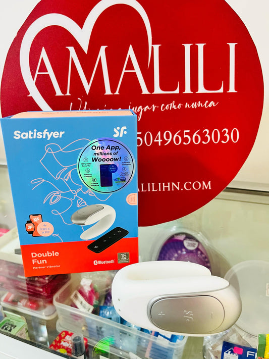 SATISFYER DOBLE DIVERSION -BLANCO