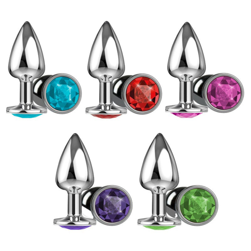 PLUG ANAL METALICO CORAZÓN SURTIDO MEDIUM