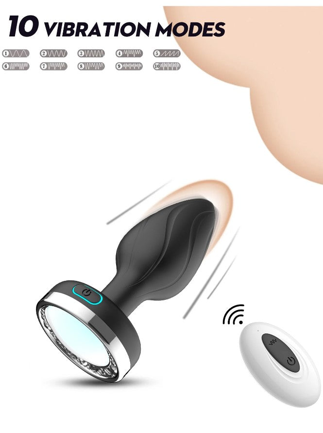PLUG ANAL VIBRADOR DE LUCES LED DE CONTROL
