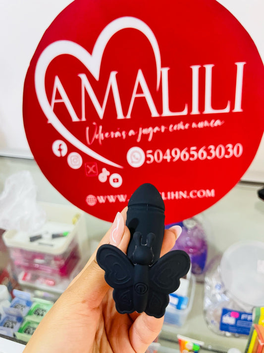 DILDO VIBRADOR CON MARIPOSA EN EL ANUEL