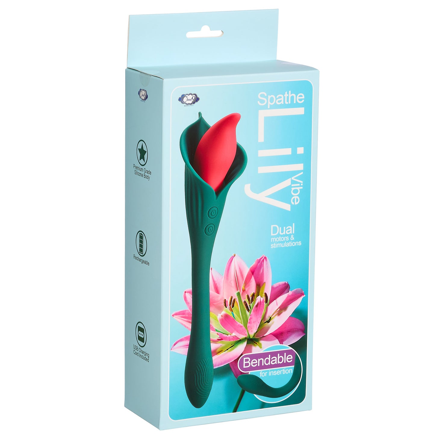 LIRIO LILY -VERDE-ROJO