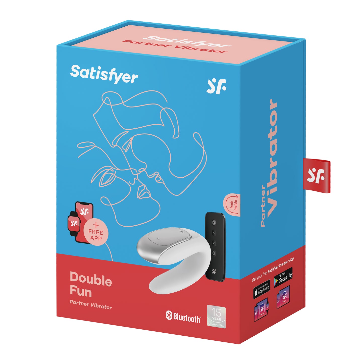 SATISFYER DOBLE DIVERSION -BLANCO