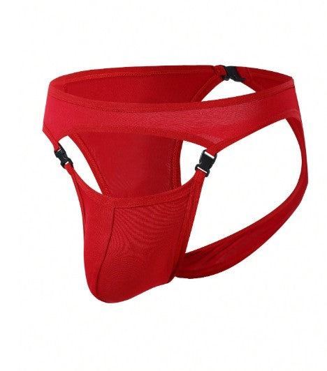 JOCKSTRAP ROJO MASCULINO AJUSTABLE | ATREVIDO, SEXY Y FUNCIONAL