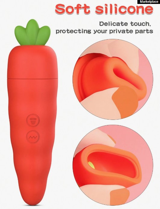 VIBRADOR Y SUCCIONADOR ZANAHORIA