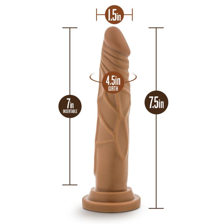 DILDO BASIC 7.5 MOCHA
