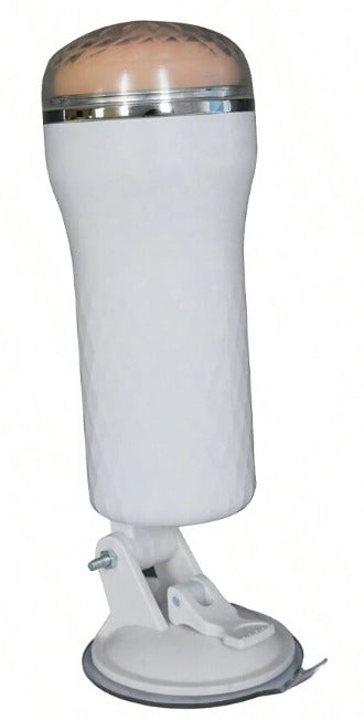 MASTURBADOR BLANCO CON SOPORTE